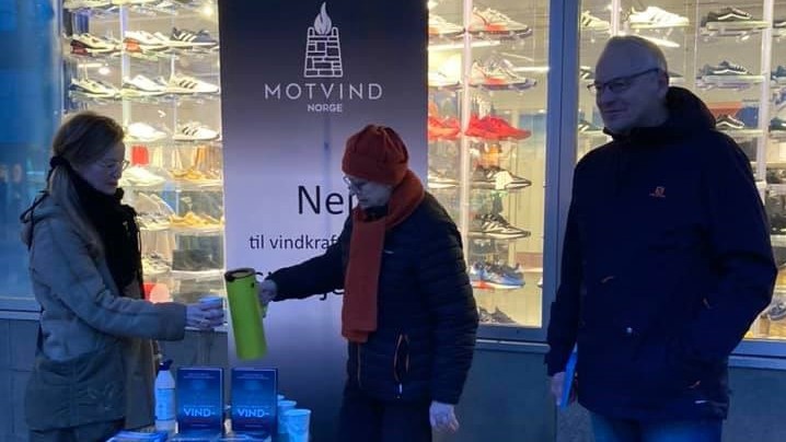 Stand i gågata på Mo 19/12