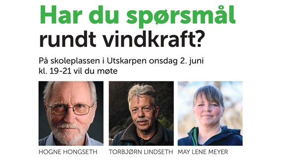 Kom på informasjonsmøte i Utskarpen  2/6