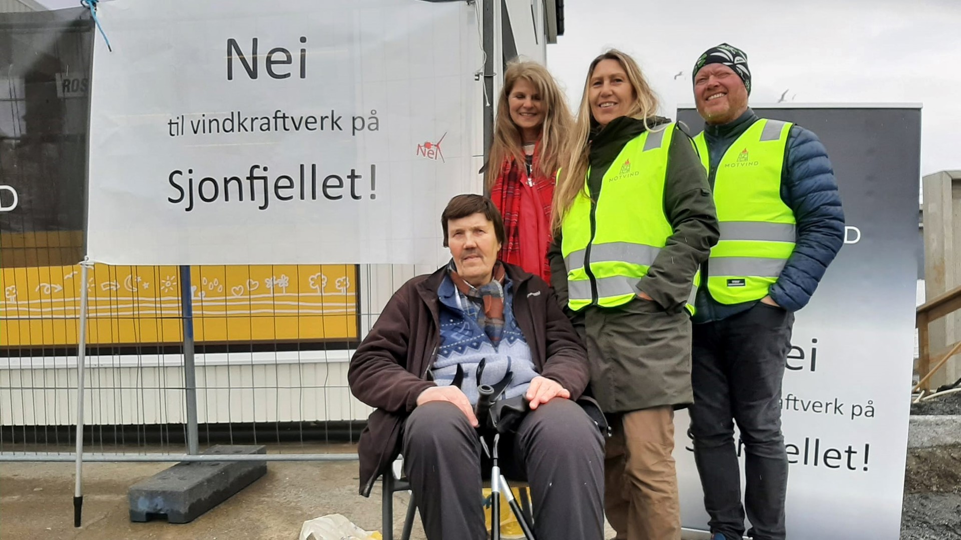 Stand på Hemnesberget 14/5 