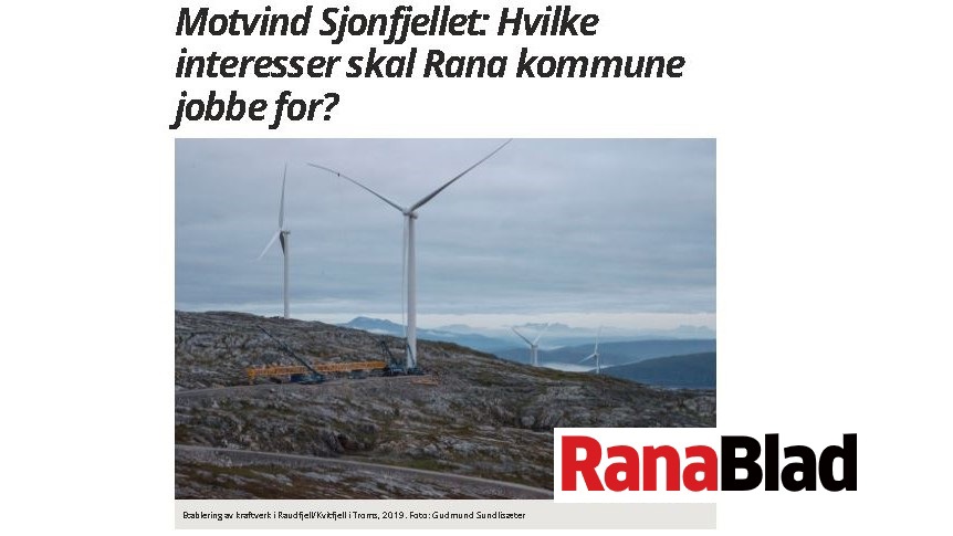 Leserbrev fra styret i Motvind Sjonfjellet 26/8-24