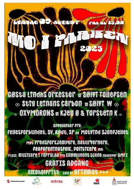 Mo i Parken lørdag 9. august